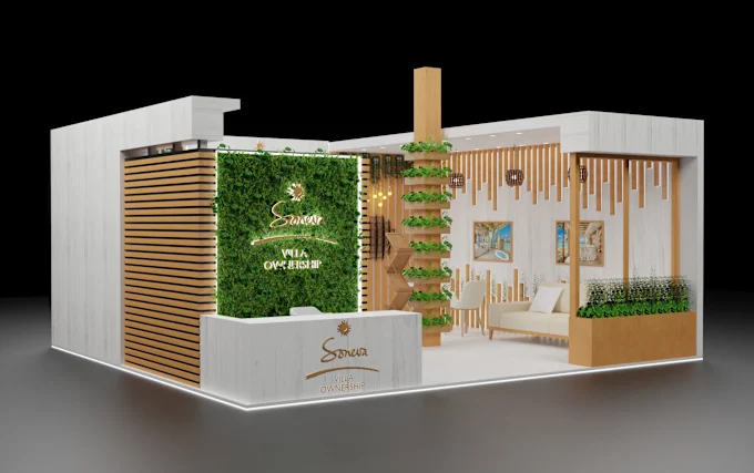 Exhibition Wooden Stalls Custom Fabricated